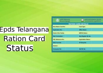 EPDS Telangana Ration Card Status